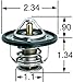 Stant 48418 OE Equivalent Thermostat - 180 Degrees Fahrenheit Opening Temperature