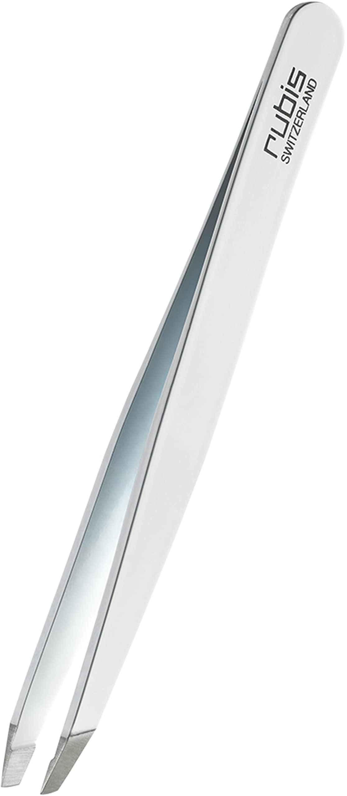 Rubis hair tweezers classic slanted white