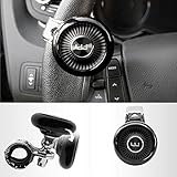 Autoban Wine W Folder Folding Steering Wheel Power Handle Spinner Suicide Accessory Knob for Car Vehicle Truck