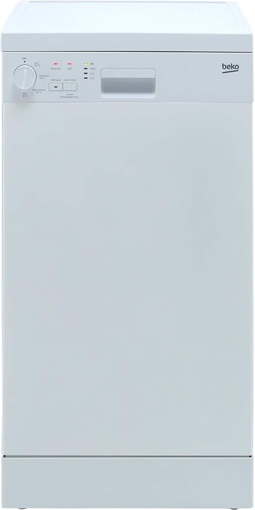 beko slimline dishwasher white
