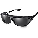 TINHAO Polarized Sunglasses Wear Over Glasses Fitover Glasses for Men Sports Driving&Fishing UV400 Protection