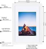 Scholar Tree White Wooden A4 Picture Frame Set of 4 with Mount view 3
