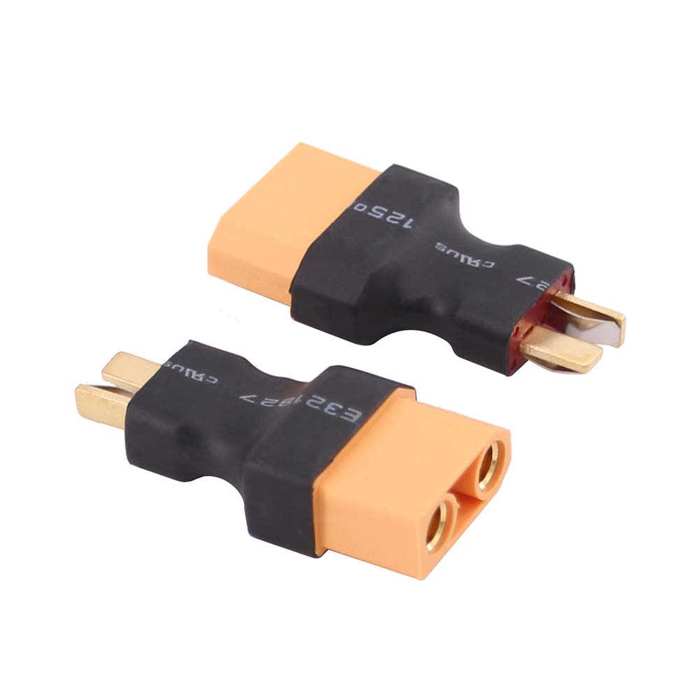 OliRC 2pcs Male Deans T plug to Female XT90 XT-90 Connector Adapter(C101-2)