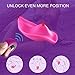 Vibrating Panties Vibrator, Invisible Wearable Mini Small Bullet Vibrator Stimulate Clitoris Wireless Remote Control Adult Sex Toys for Women and Couples (Pink)