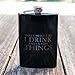 8oz BLACK That's What I Do Flask