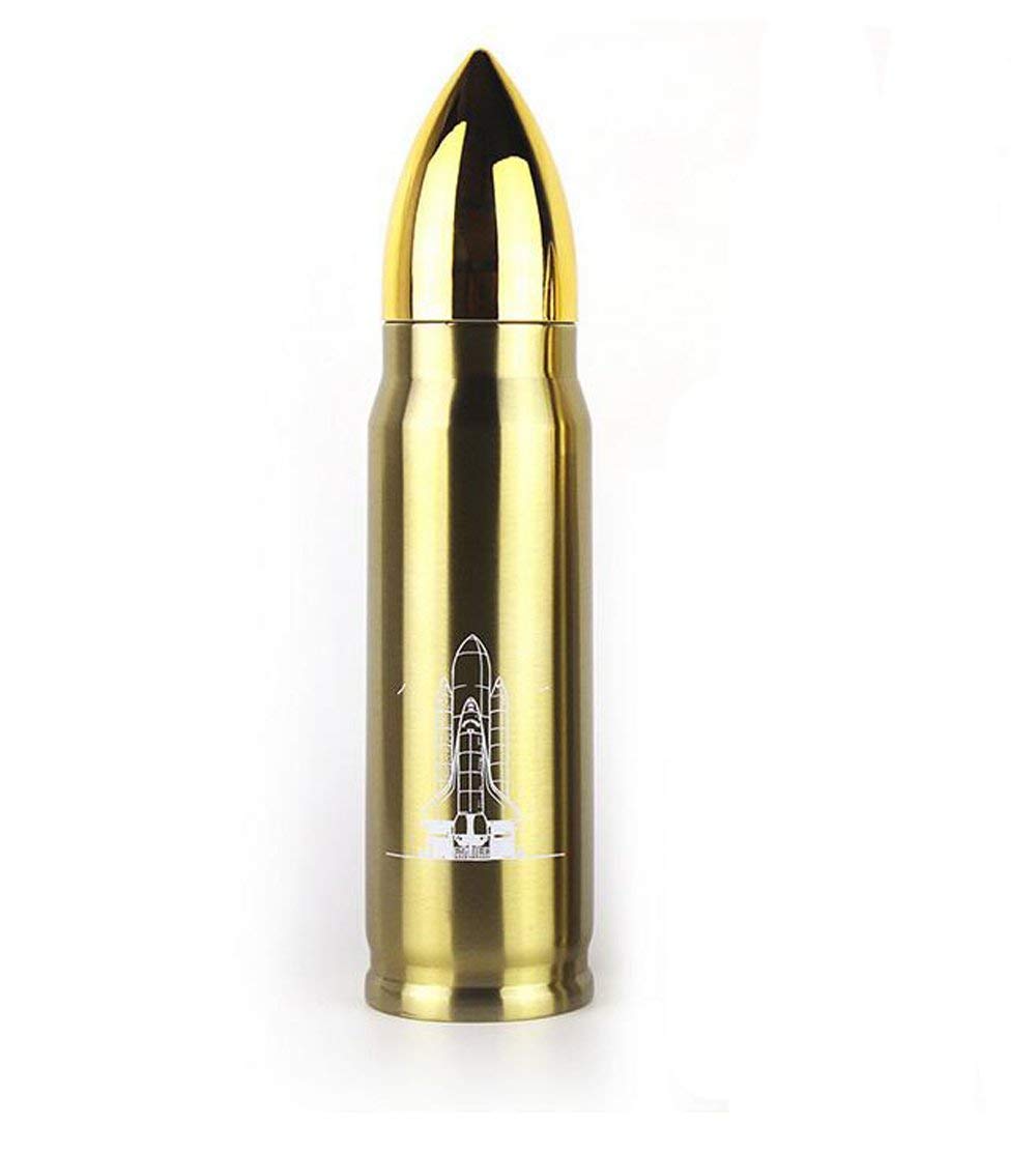 Vinmax Bullet Vacuum Bottle Stainless Steel Double Wall Thermos Mug Cup Vacuum Insulated Travel Cup Beverage Bottle Keeps Your Drink Hot & Cold | 500 ML (17 oz)