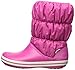 Crocs Women's Winter Puff Snow Boot, Berry, 8 M US