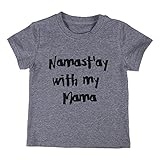 Unisex Baby Kids Summer Short Sleeve Letters Print T-shirt Tops (1-2 Years)