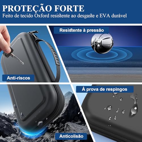 Case para Nintendo Switch 2, 25 em 1 Acessorios para Switch 2 (2025), com Pelicula, Capa Protetora Rígida Portátil e Estojo para Switch 2 e Protetores de TPU para Joycon