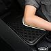 GAMPRO Luxury PU Soft Leather Car Center Console Cushion(30×20×2cm) Vehicle Seat Cushions Armrest Pillow Pad for Car Motor Auto Vehicle, Raises Your Center Console.(Black)