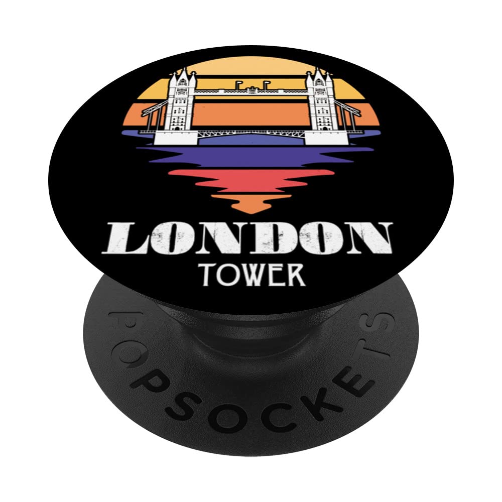 London Tower over the Thames in England Westminster PopSockets Swappable PopGrip