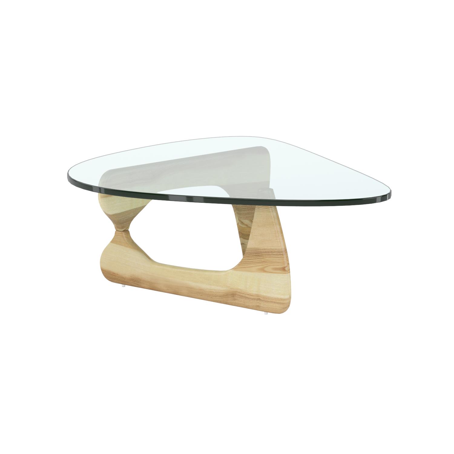 Modway Isamu Noguchi Coffee Table With Natural Wood Base Amazon Ca Home