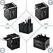 LURICO Worldwide Travel Adapter Plug,Universal All In One Wall Charger AC Power Plug Adapter Multi Outlet Socket For USA EU UK AUS Including 2.4A Smart Power 2 USB Charging Ports for Cell Phone Laptop