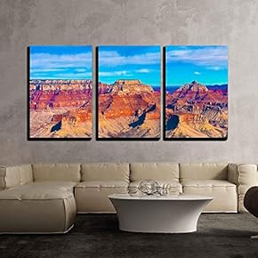 Grand Canyon National Park - Canvas Art Wall Art - 16"x24"x3 Panels