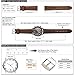WOCCI Suede Vintage Leather Watch Band, Quick Release Watch Strap, Selectable Width - (18mm 20mm or 22mm)