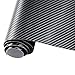 TCBunny 4D Carbon Fiber Vinyl Film Wrap Sticker Sheet, Air Realease Bubble Free anti-wrinkle Black 120 Inch x 60 Inch 10FT x 5FT