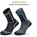 Rollerblade Performance Women's Socks, Inline Skating, Multi Sport, Grey and Green
