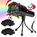 LED flashlight Projectors for Outdoor Chirstmas Decoration, Handheld Indoor Kids Halloween Projection Rechargeable Lights for Christmas Halloween Party Holiday Birthday