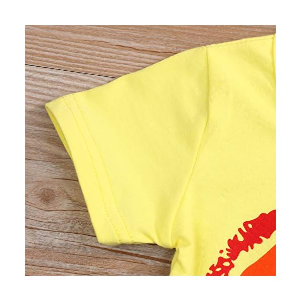 Toddler Baby Girls Boys Long Sleeve Rainbow Print Cotton Soft Pullover T-Shirt Tops Clothes - Image 6