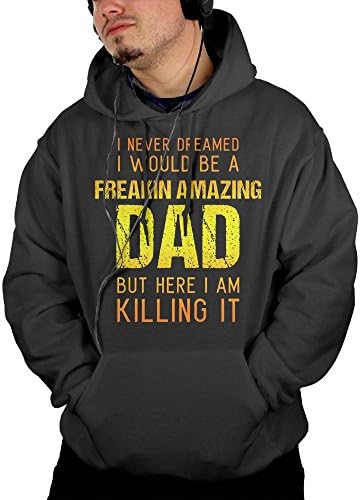 Gerwhy Amazing Dad Hero Sweatshirts For Men X-Large