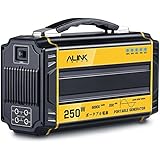 ALINK TREND 250W Portable Generator- 60000mAh Pure Sine Wave Power Generator Emergency Generator Power Source for Power Outage, Outdoors, Camping, Beach, CPAP Machine