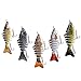 Tfwadmx Fishing Sinking Crankbait Lures Popper Minnow Bass Crank Bait Hook Tackle (Assortment) - Pack of 1