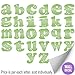 Wall Letter Stickers Custom Name Decals Girls Personalized Initial Baby Nursery Kids Room Decor Child Playroom Bedroom Home Vinyl Alphabet Removable Peel Stick Butterflies (Letter l Green Butterfly)