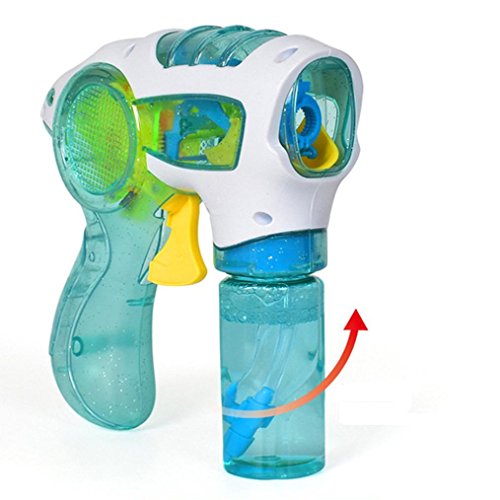 image for Gbell Flashing Light Up Children Bubble Blower Machine, Summer Swimmin