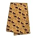 Trend Lab Northwoods Animals Deluxe Flannel Swaddle Blanket - Northwoods Animal Scatter Print Cotton, Tan, Brown, Red and Green, 48 in x 48 in