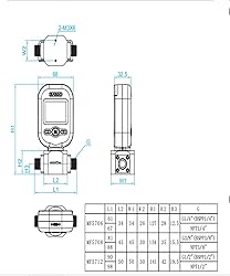 cjc Digital Gas Flow Meter Tester, Portable Gas