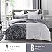 JOHNPEY Duvet Cover Queen - 100% Cotton Bedding Set (1 Duvet Cover 90