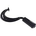 HXGXKBQ 44mm Exhaust Pipe With Silencer for 2 Stroke 80cc 66cc 60cc 49cc Engine Gas Motorized Bicycle Motor Bike Parts Black