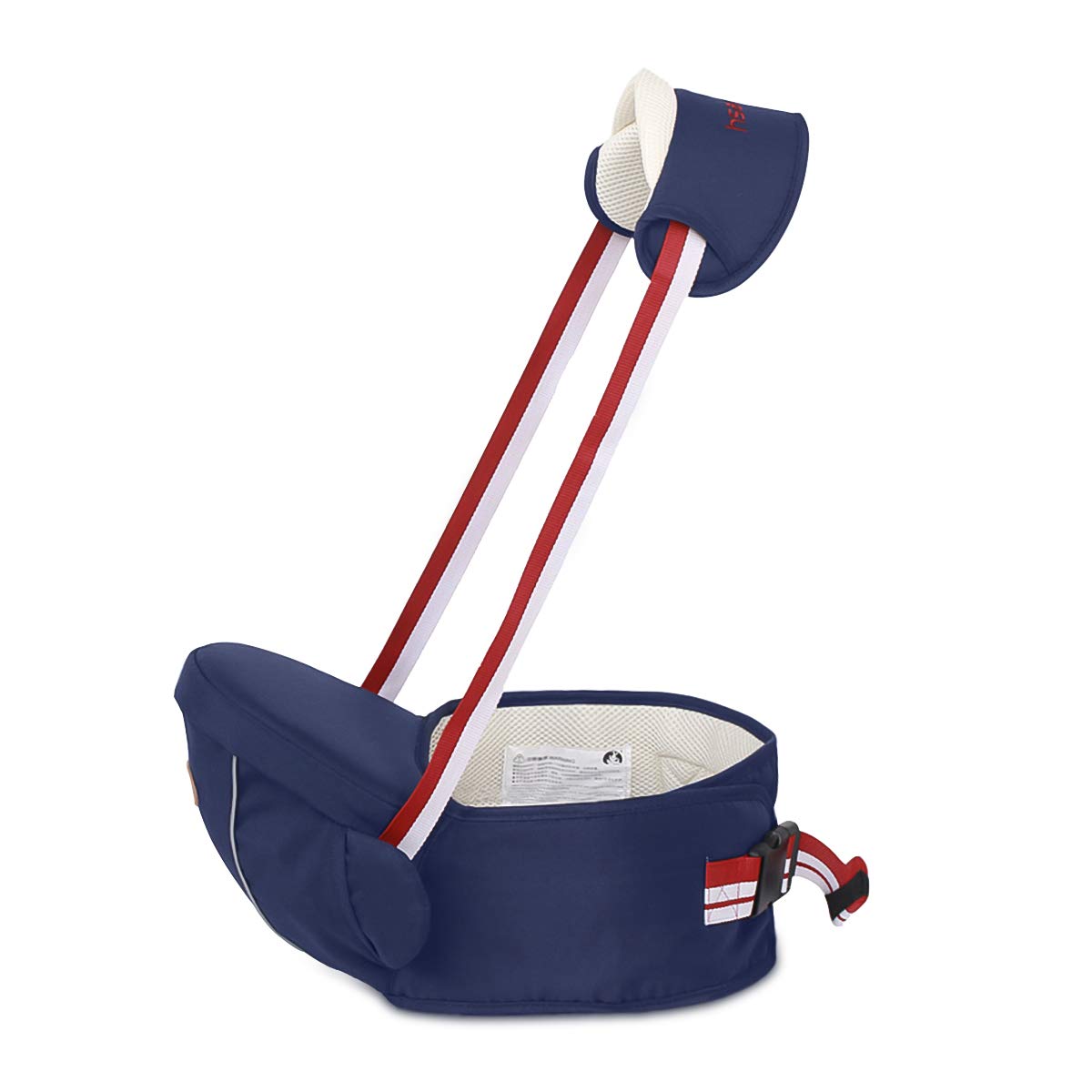 SONARIN Multifunctional Hipseat Baby Carrier,Free Size,Toddler Hip Seat Carrier,Front Carrier Belt,4 Carrying Positions,Adapted to Your Child's Growing(Dark Blue)