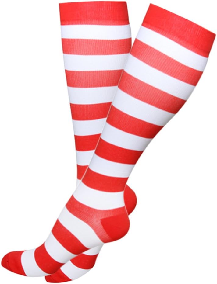 HLTPRO 20-30 mmHg Compression Socks for Women and Men Fit for Flight, Travel