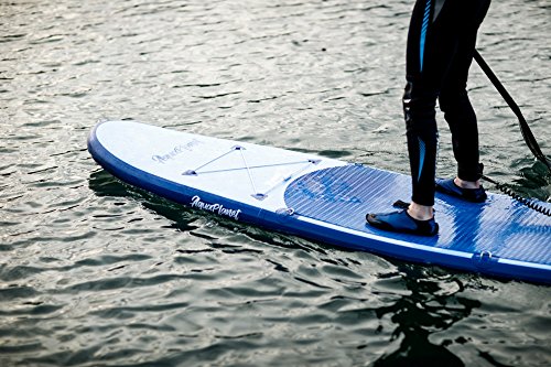Aquaplanet 10ft Allround Paddle Board - Beginner's Kit. Air Pump with Pressure Gauge,Adjustable Aluminium Floating Paddle,Repair Kit,Heavy Duty Carry Rucksack & Premium Leash & 4 Kayak Seat Rings