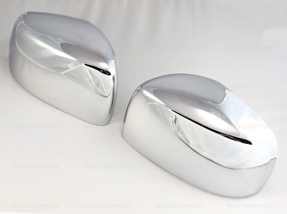 EZ Motoring Chrome Side Mirror Cover for 2008-2015 Dodge Grand Caravan / 2008-2015 Chrysler Town and Country