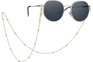 Crimmy Glasses Eyeglass Chain Strap Holders around Neck for Women, Stylish Eye Glasses Sunglasses Mask Necklace Lanyard