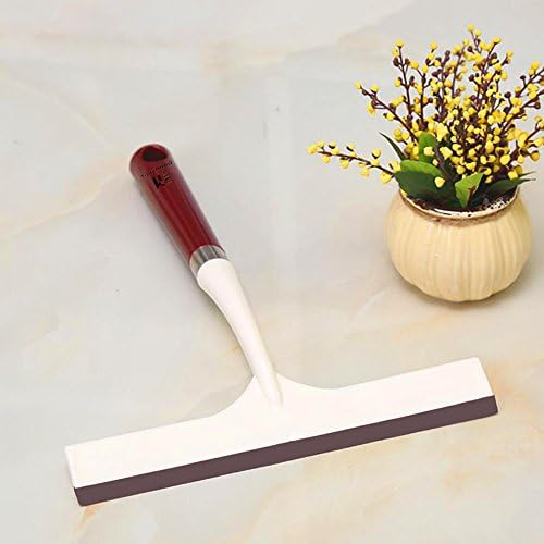 7.8-Inch by 11-Inch Professional Hand-held Rubber Blade Squeegee with Hanging Hole for Cleaning Glass Windows, Shower Doors, Bathroom Tiles, Garage Floors, Mirrors, Car Windshield