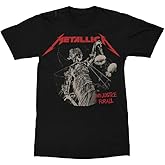 Merch Traffic Mens Metallica Justice for All- Red Logo Unisex Tee