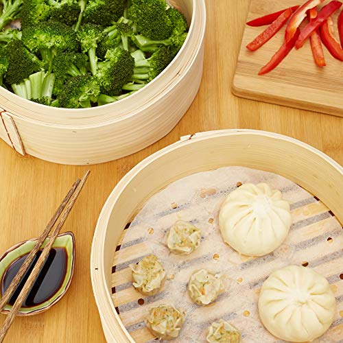 5 Premium+Bamboo+Steamer+EXTRA+DEPTH