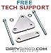 Dirty Dingo LS Vortec Truck 6061 T6 Billet Aluminum Idler Pulley Relocation Bracket