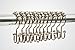 Kimberly-Carr Home Designs' The Double Hook 304 Grade Stainless Steel, Premium Quality, Time Saving Double Shower Curtain Hooks, Rustproof Polished Chrome, Durable Rollers, Smooth Gliding, 12 pc Set