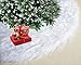 JUSLINK 30.7 inches Small White Christmas Tree Skirt