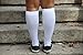 Made in USA - Opaque Compression Knee High for Women and Men 20-30mmHg - Cotton Support Stockings for Varicose Veins Circulation, Edema, Embolism, Pain Relief - White, X-Large - A105WH4