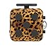 T-Tek Product Cube Relieves Stress And Anxiety for Children and Adults Anxiety Attention Toy (Leopard Yellow)