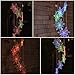 Missbee Color-Changing LED Solar Mobile Wind Chime LED Changing Light Color Waterproof Snowflake Wind Chimes for Home//Night/Garden/Festival Decor (Snowflake)