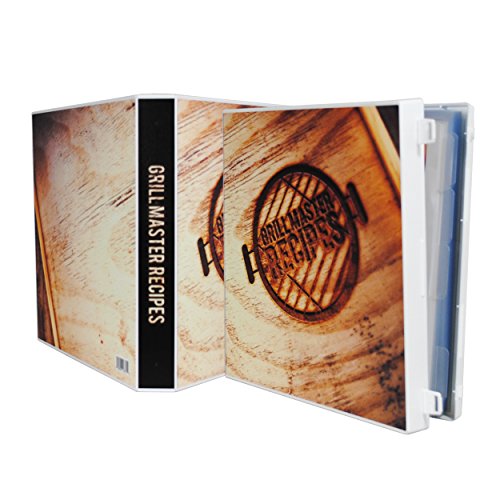 Grill Master Recipe Binder - Wood Burn