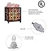 Himalayan Salt Lamp,CREATIVE DESIGN Salt Lamp Natural Salt Rock Lamp with Metal Basket for Air Purifying Bedrom Decor, Included UL Cord, On/Off Switch and Bulbs. (5’’Height, 4 – 4.8 lbs)