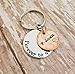 7 Year Anniversary, 7th Anniversary Gift, Lucky 2018 Copper Penny Down Forever To Go Coin Key Chain, Copper Anniversary Gift