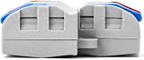 QWORK 7pc Wire Connector Set 3 In 9 Out Quick Connect Terminal Block 250V 32A view 4